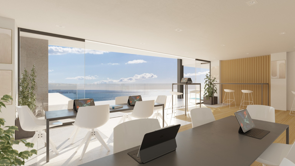 Penthouse with swimming pool and sea views in El Higuerón, Fuengirola