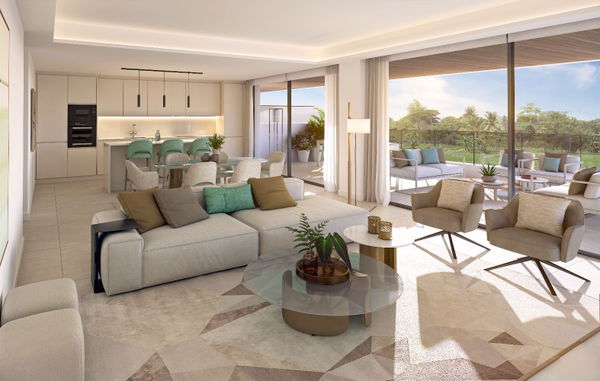Modern apartment with big basement in the heart of Estepona's Golden Triangle