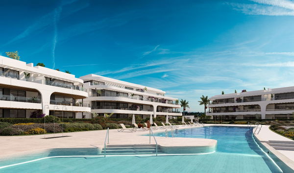 Modern apartment with big basement in the heart of Estepona's Golden Triangle