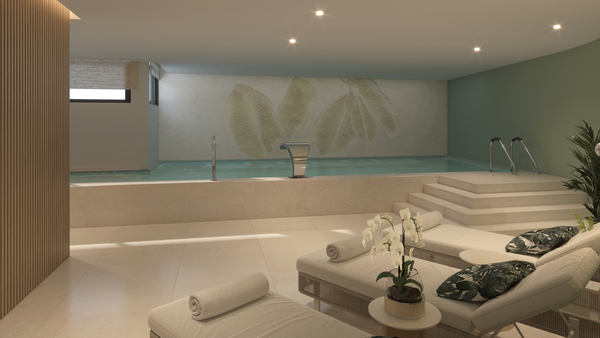 Splendid villa with rooftop solarium