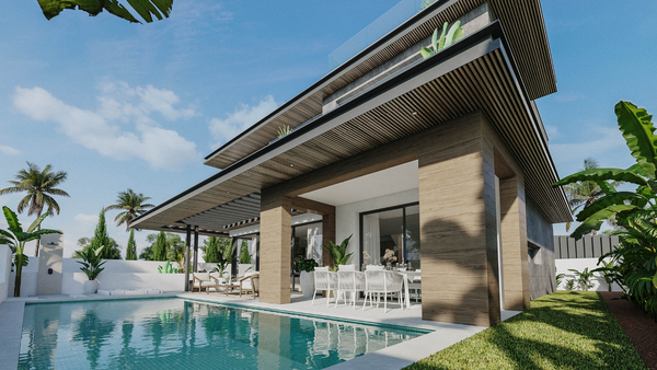 Splendid villa with rooftop solarium