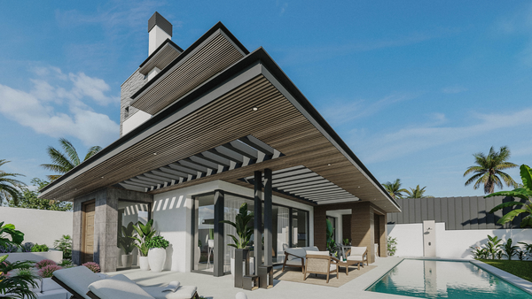 Splendid villa with rooftop solarium