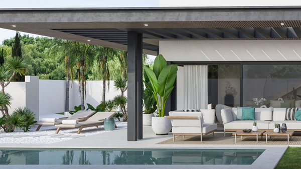 Splendid villa with rooftop solarium