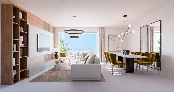 Charming penthouse with panoramic mountain and sea views