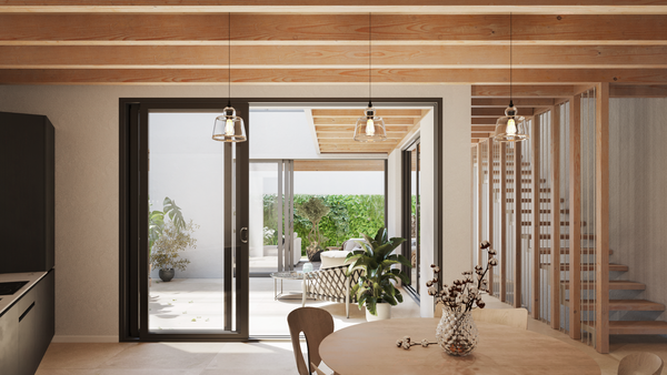 Exquisite newly built patio house in Málaga’s most picturesque neighbourhood, Pedregalejo, Malaga