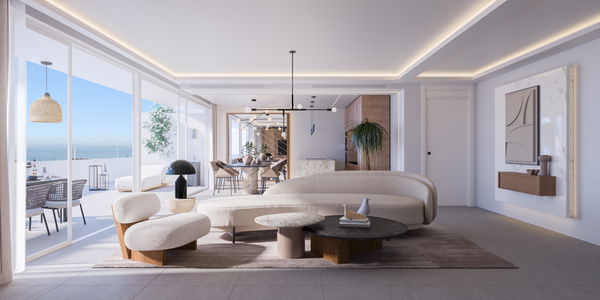 Bright apartment in urbanisation with security, SPA and sports club
