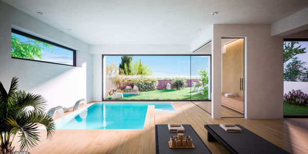 Bright apartment in urbanisation with security, SPA and sports club
