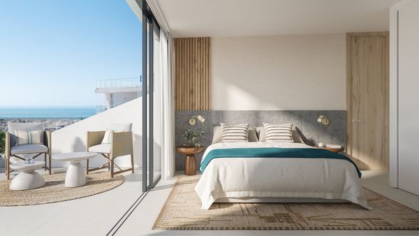 Modern penthouse with front sea views next to Puerto Marina, Benalmadena Costa