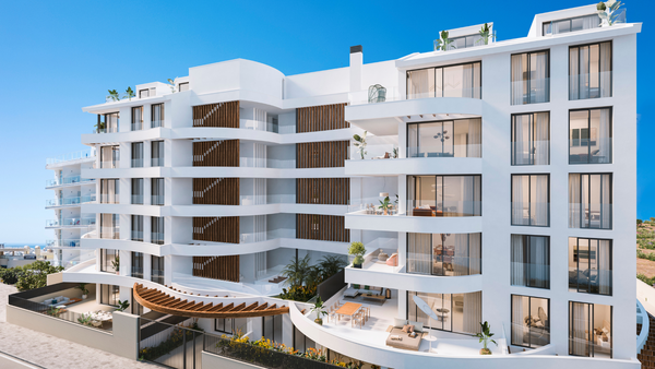 Modern penthouse with front sea views next to Puerto Marina, Benalmadena Costa