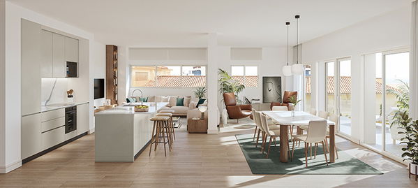 Bright, elegant, and sophisticated ground-floor apartment in the prestigious Monte Sancha area, El Limonar, Malaga