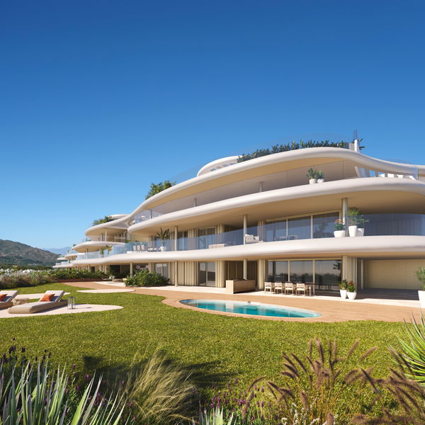 Luxurious apartment in a brand new complex with own swimming pool in El Madroñal, Benahavis