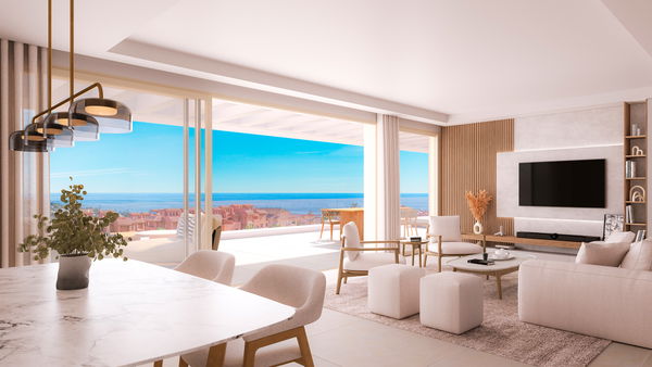 Exceptional modern new construction penthouse with stunning sea views in Estepona