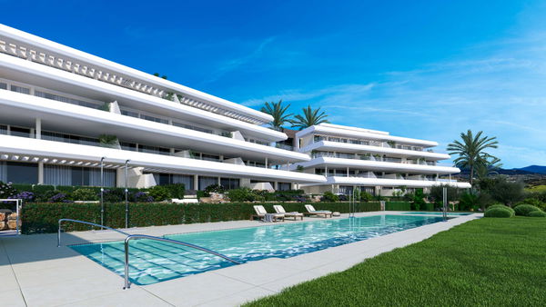Exceptional modern new construction penthouse with stunning sea views in Estepona