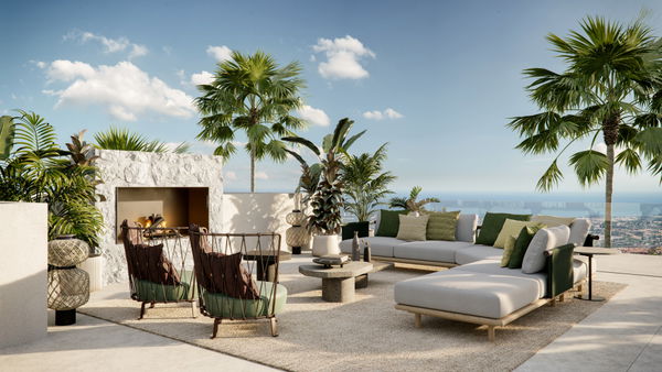 Exquisite villa project with amazing panoramic views in a closed urbanization, Nueva Andalucia