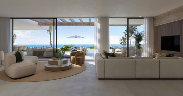 Incredible brand new off plan villa with stunning sea views in the new Golden Mile, Estepona