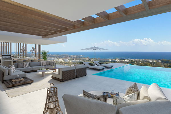Incredible brand new off plan villa with stunning sea views in the new Golden Mile, Estepona