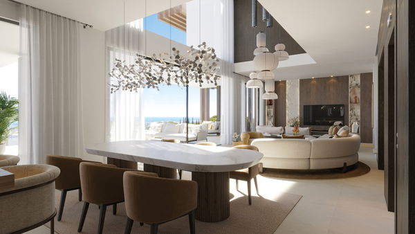 Incredible brand new off plan villa with stunning sea views in the new Golden Mile, Estepona