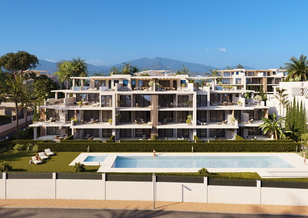 Elegant and bright penthouse located in the exclusive New Golden Mile of Estepona