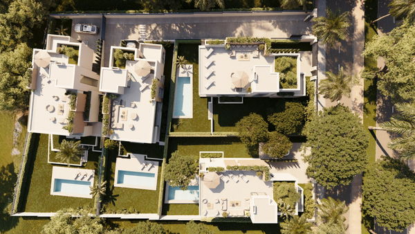 Newly built villa with modern design in Las Chapas, Marbella East