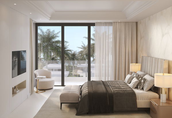 Newly built villa with modern design in Las Chapas, Marbella East
