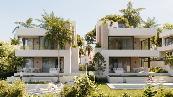 Newly built villa with modern design in Las Chapas, Marbella East