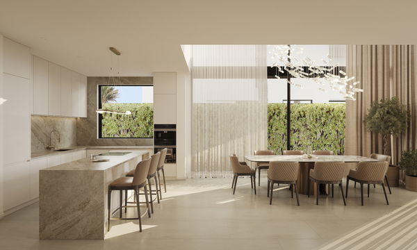 Newly built villa with modern design in Las Chapas, Marbella East