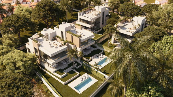 Newly built villa with modern design in Las Chapas, Marbella East