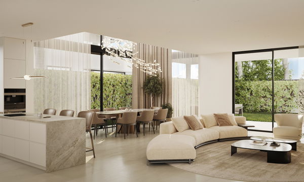 Newly built villa with modern design in Las Chapas, Marbella East
