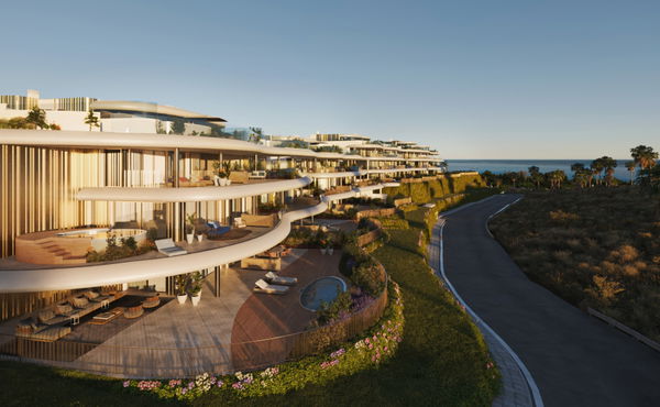 Exclusive newly built duplex penthouse with panoramic sea views and private pool in El Madroñal, Benahavis