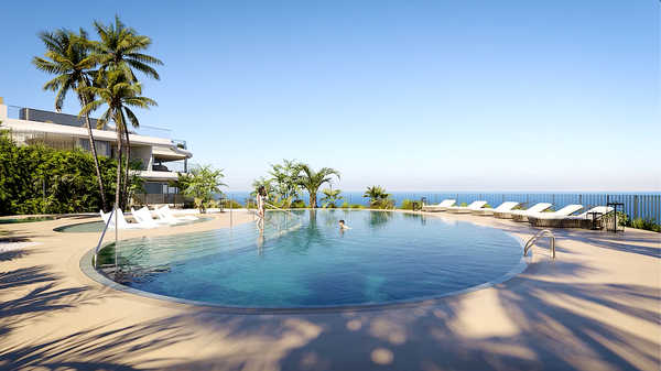 Exclusive newly built duplex penthouse with panoramic sea views and private pool in El Madroñal, Benahavis