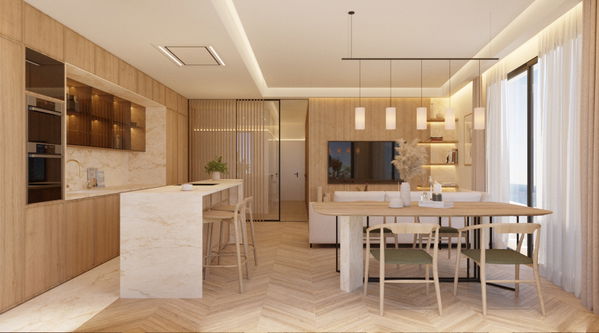 Luxury apartment in a uniquely designed tower by the sea on Málaga’s 'Golden Mile