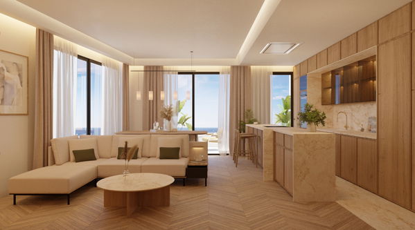 Luxury apartment in a uniquely designed tower by the sea on Málaga’s 'Golden Mile