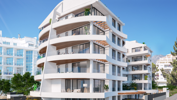 Modern penthouse in a designer building near Puerto Marina, Benalmadena Costa