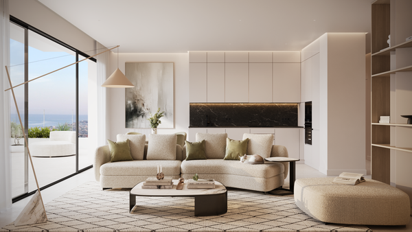 Duplex penthouse with panoramic sea-view terraces in the prestigious El Higuerón development
