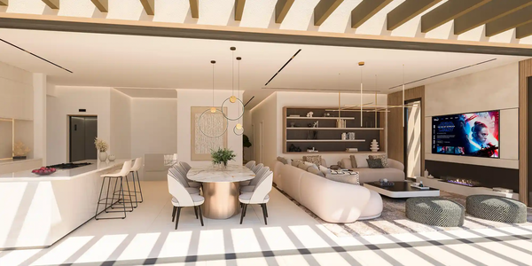 Single floor sky villa in a prestigious community with unrivalled views in Benahavís