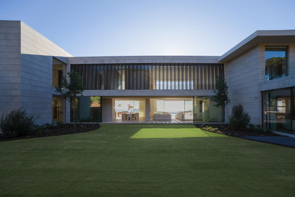 Bio architectural villa with spectacular design and open panoramic views in La Reserva, Sotogrande
