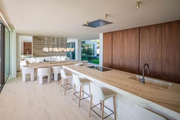 Bio architectural villa with spectacular design and open panoramic views in La Reserva, Sotogrande