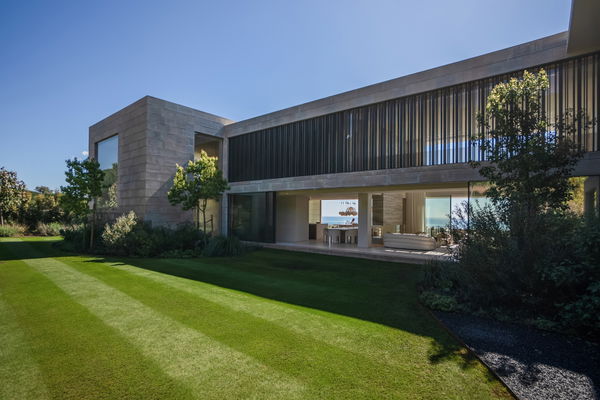 Bio architectural villa with spectacular design and open panoramic views in La Reserva, Sotogrande