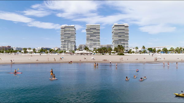 Elite architecture by the sea: duplex penthouse with rooftop pool, West Málaga