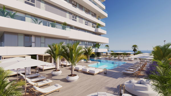 Elite architecture by the sea: duplex penthouse with rooftop pool, West Málaga