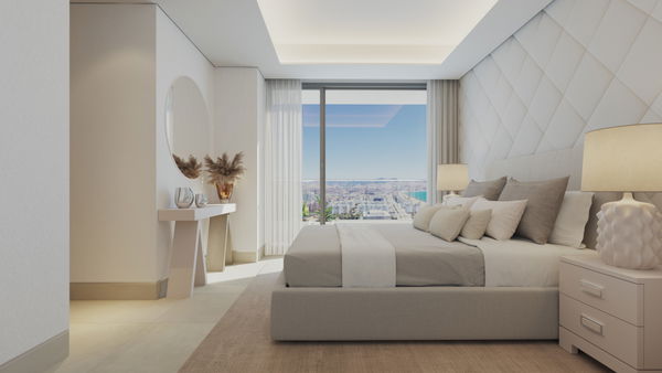 Elite architecture by the sea: duplex penthouse with rooftop pool, West Málaga