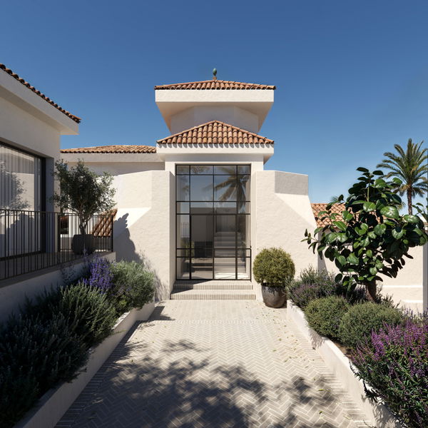 Charming Scandinavian-French style villa project with panoramic views in Nueva Andalucia
