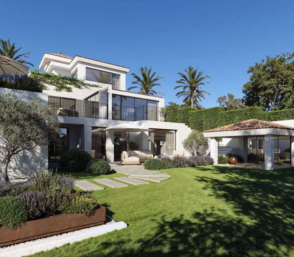 Charming Scandinavian-French style villa project with panoramic views in Nueva Andalucia