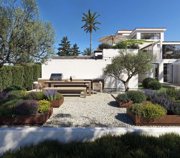 Charming Scandinavian-French style villa project with panoramic views in Nueva Andalucia