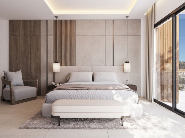 Contemporary luxury apartment with a private pool and sea views, Málaga East