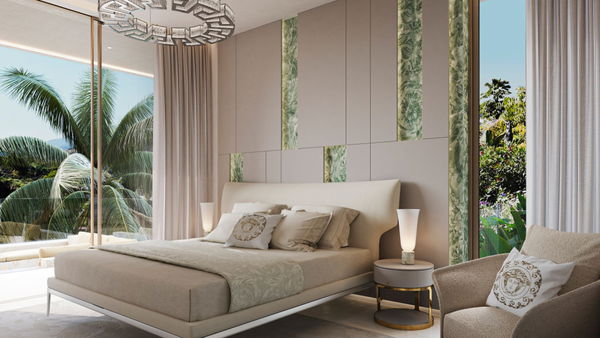 Custom-made villa with interior design by Versace Home – Ocho de Oro, new project in Nueva Andalucía, Marbella