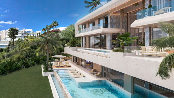 Custom-made villa with interior design by Versace Home – Ocho de Oro, new project in Nueva Andalucía, Marbella