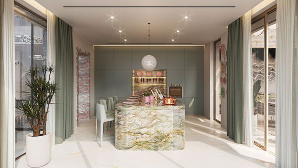 Custom-made villa with interior design by Versace Home – Ocho de Oro, new project in Nueva Andalucía, Marbella
