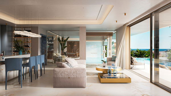 Custom-made villa with interior design by Versace Home – Ocho de Oro, new project in Nueva Andalucía, Marbella