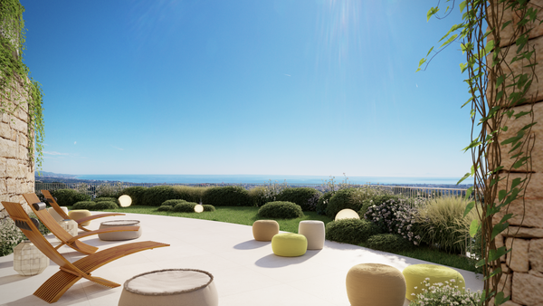 Exclusive newly built luxury penthouse with roof terrace and panoramic sea views, Benahavís